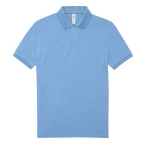 B&C BCID1 - Kurzarm Poloshirt für Herren Light Blue
