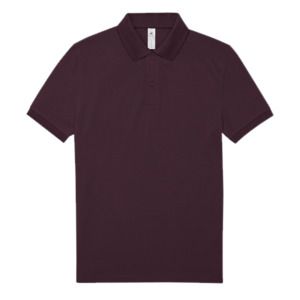 B&C BCID1 - Kurzarm Poloshirt für Herren Wine