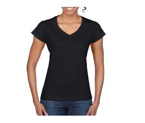 Gildan GN647 - Damen T-Shirt mit V-Ausschnitt aus 100% Baumwolle