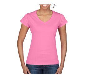 Gildan GN647 - Damen T-Shirt mit V-Ausschnitt aus 100% Baumwolle Azalee