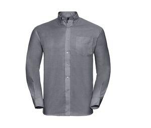 Russell Collection JZ932 - Oxford Hemd für Herren Silver