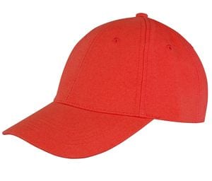 Result RC081 - Memphis Brushed Baumwolle Low Profile Cap Red
