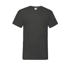 Fruit of the Loom SC234 - Valueweight T-Shirt mit V-Ausschnitt für Herren Light Graphite