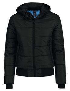 B&C BC336 - Superhood Damen Jacke Black/Colbalt Blue