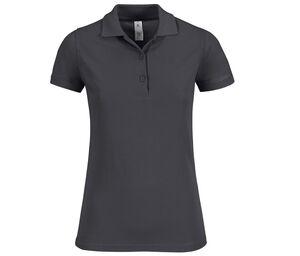 B&C BC409 - Damen Safran Timeless Poloshirt Dunkelgrau