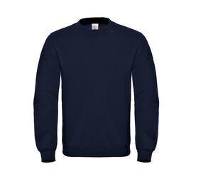 B&C BCID2 - Rundhals Baumwoll Sweatshirt Navy