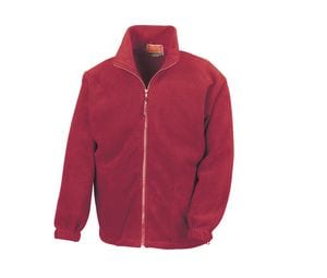 Result RS036 - Full Zip Herren Active Fleece Jacke Red