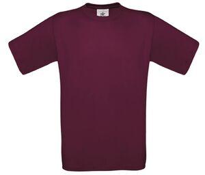 B&C BC151 - Kinder-T-Shirt aus 100% Baumwolle Burgund