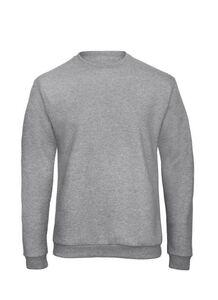 B&C ID202 - Straight Fit Sweatshirt Heather Grey