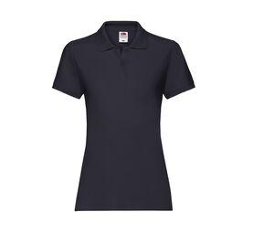 Fruit of the Loom SC386 - Damen Baumwollpoloshirt Deep Navy