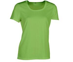 Sans Étiquette SE101 - Sport T-Shirt Damen Fluorescent Green