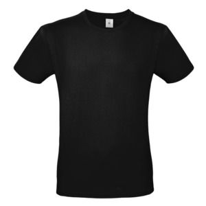 B&C BC01T - Herren T-Shirt 100% Baumwolle Schwarz