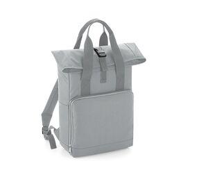 Bag Base BG118 - TWIN HANDLE ROLL-TOP BACKPACK Light Grey