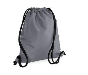 BAG BASE BG110 - Sac gym premium Graphite Grey / Black