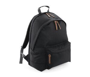 Bag Base BG255 - FAUX LEATHER FASHION BACKPACK Schwarz