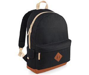 Bag Base BG825 - HERITAGE BACKPACK Schwarz