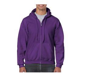 Gildan GN960 - Großer Kapuzenpullover mit Reißverschluss Purple