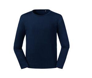 Russell RU100M - PURE ORGANIC LONG SLEEVES French Navy