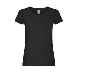 Fruit of the Loom SC1422 - LADIES ORIGINAL T Schwarz