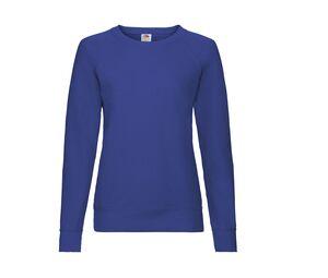 Fruit of the Loom SC361 - Langarm-Baumwoll-Sweatshirt für Damen Royal