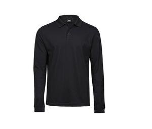 Tee Jays TJ1406 - LUXURY STRETCH LONG SLEEVE POLO Schwarz