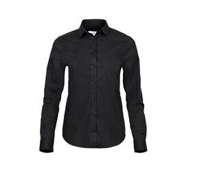 Tee Jays TJ4025 - LADIES STRETCH LUXURY SHIRT Schwarz