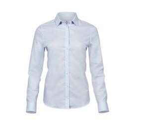 Tee Jays TJ4025 - LADIES STRETCH LUXURY SHIRT Light Blue