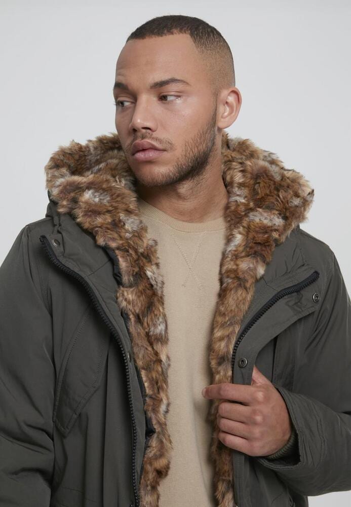 Urban Classics TB2431C - Kapuzen-Faux-Fur-Parka