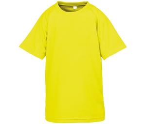Spiro SP287J - AIRCOOL Atmungsaktives T-Shirt für Kinder Flo Yellow