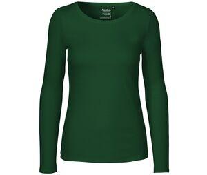 Neutral O81050 - T-shirt Frauen Langarm Bottle Green
