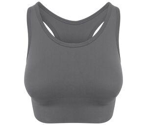 Just Cool JC166 - WOMEN'S COOL SEAMLESS CROP TOP Iron Grey