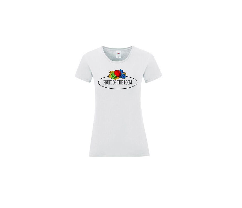 FRUIT OF THE LOOM VINTAGE SCV151 - Fruit of the Loom Logo Damen T-Shirt