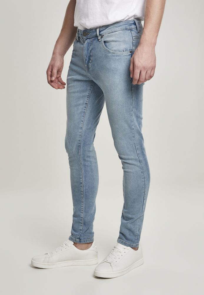 Urban Classics TB3076C - Slim Fit Jeans schwarz steinschwarz gewaschen