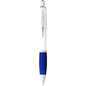 PF Concept 106371 - Nash Kugelschreiber weiß mit farbigem Griff Weiß