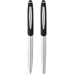 PF Concept 106670 - Geneva Stylus Kugelschreiber- und Tintenrollerset Silver