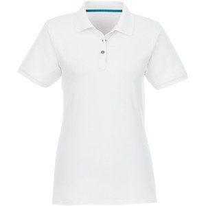Elevate NXT 37503 - Beryl Poloshirt aus GOTS Bio-Recyclingmaterial für Damen Weiß