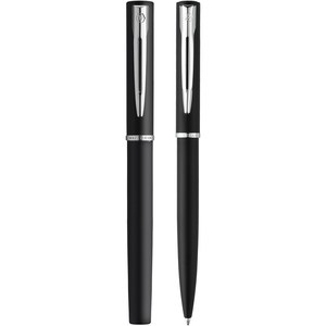 Waterman 107752 - Waterman Allure set aus Kugelschreiber und Tintenroller Solid Black