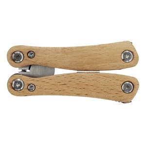 PF Concept 104508 - Anderson Mittelgroßes Multitool aus Holz mit 12 Funktionen