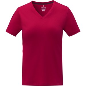Elevate Life 38031 - Somoto T-Shirt mit V-Ausschnitt für Damen Red