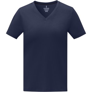 Elevate Life 38031 - Somoto T-Shirt mit V-Ausschnitt für Damen Navy