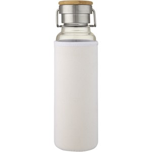 PF Concept 100696 - Thor 660 ml Glasflasche mit Neoprenhülle Weiß