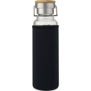 PF Concept 100696 - Thor 660 ml Glasflasche mit Neoprenhülle Solid Black