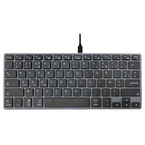 Tekiō® 124235 - Hybrid Bluetooth Tastatur – AZERTY Solid Black