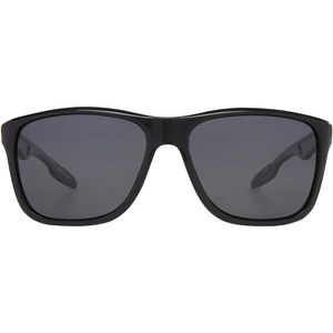 PF Concept 127027 - Eiger polarisierte Sonnenbrille mit Etui aus recyceltem Kunststoff Solid Black