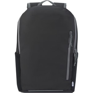 PF Concept 130043 - Aqua wasserabweisender 15" Laptop-Rucksack aus GRS Recyclingmaterial 21 L Solid Black