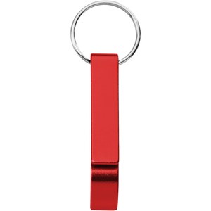 PF Concept 104571 - Tao Schlüsselanhänger mit Flaschen- und Dosenöffner aus recyceltem RCS Aluminium Red
