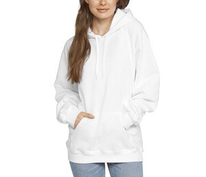 GILDAN GNSF50 - Unisex hooded sweatshirt Weiß
