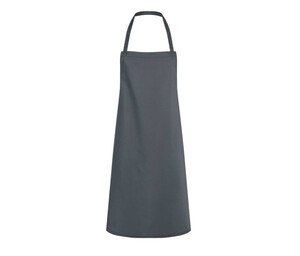 KARLOWSKY KYLS5 - Polycotton bib apron Anthrazit