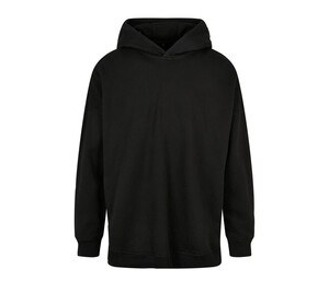 BUILD YOUR BRAND BY199 - OVERSIZED CUT ON SLEEVE HOODY Schwarz