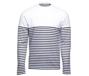 PEN DUICK PK201 - Long sleeve striped t-shirt Weiß / Navy